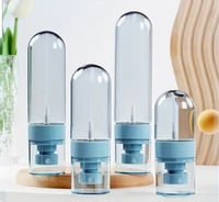 Image 1 of Empty 3 Piece Travel Bottle Set Reusable Leak Proof Cosmetic Container