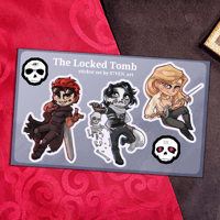 THE LOCKED TOMB sticker set | Harrowhark, Gideon, Ianthe