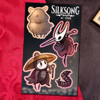 SILKSONG stickersheet