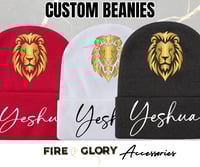Image 1 of Yeshua - Custom Beanie - Christian FaithWear | Custom Apparel