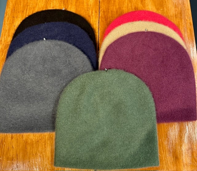 Image of Assorted Cashmere Beanies- 3 Styles/14 colors