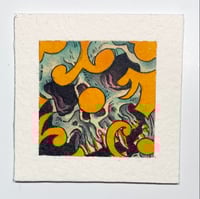 Borneo Skull mini painting