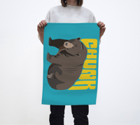 Image 2 of Katmai Brown Bear Tea Towel: Chunky Yet Funky