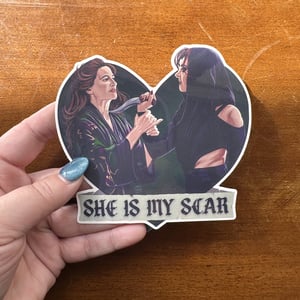 Image of SHE IS MY SCAR sticker