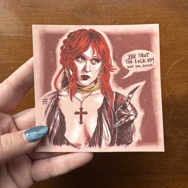 Image of NOT ME B*TCH sticker