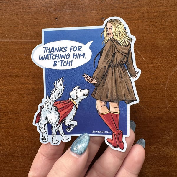 Image of THANKS FOR WATCHING HIM sticker