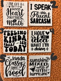 Image 2 of Say it, Sip it Cups (Black)