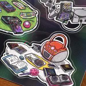 Image of NOSTALGIA sticker sheet