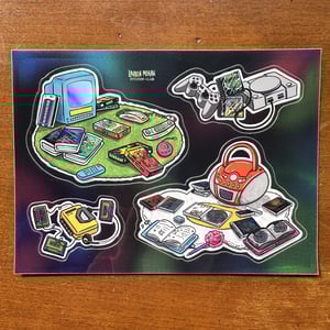 Image of NOSTALGIA sticker sheet