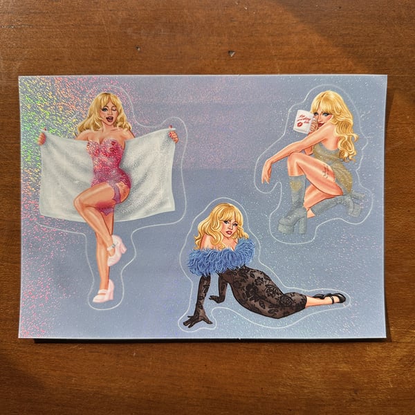 Image of SABRINA sticker sheet