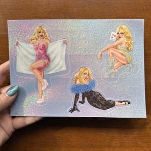 Image of SABRINA sticker sheet