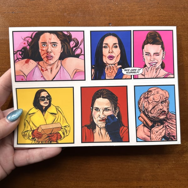 Image of THE SUBSTANCE sticker sheet