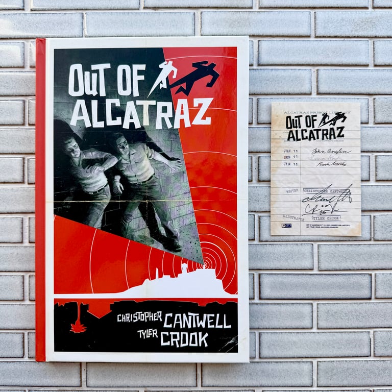 Out of Alcatraz by Christopher Cantwell & Tyler Crook - SIGNED BOOKPLATE