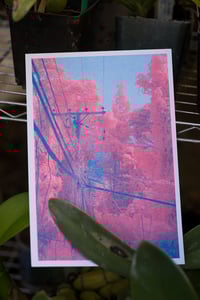 Image 3 of "Overtake" Risograph Print by Craig P Burrows