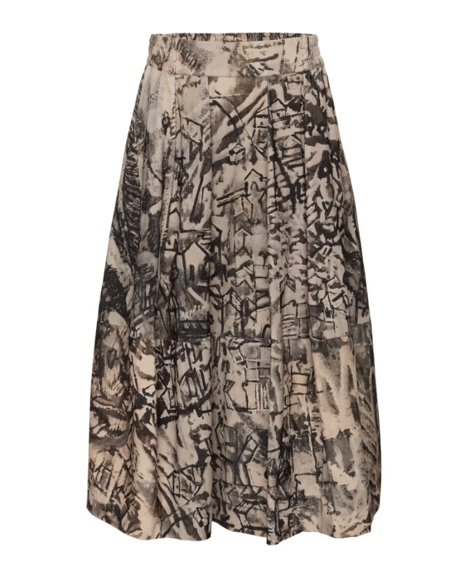 Image of F/W'25 Printed Corduroy Skirts-Three Styles