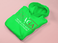 Image 3 of M.A.G.A Unisex Crewneck 50/50 Hooded Long Sleeve Hoodies