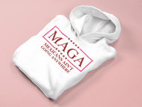Image 5 of M.A.G.A Unisex Crewneck 50/50 Hooded Long Sleeve Hoodies