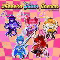 Madoka Magica Glitter Charms