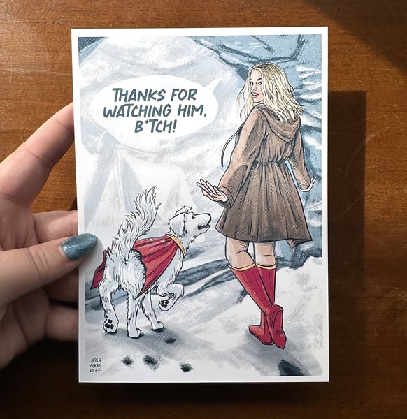 Image of THANKS FOR WATCHING HIM mini print