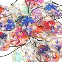 Image 2 of Hedgehog Glitter Phone Charms