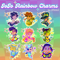 Image 1 of JoJo Rainbow Acrylic Charms