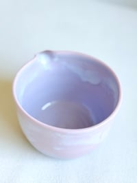 Image 3 of Pink Lavender Gradient Cloud Matcha Bowl - Large, Discounted