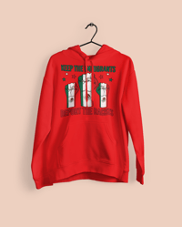 Image 4 of Keep The Immigrants Deport The Racists 50/50 Cotton/Polyester Hoodie
