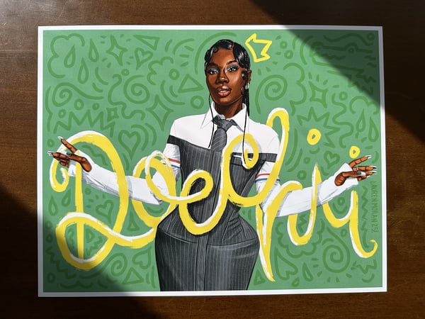 Image of DOECHII print