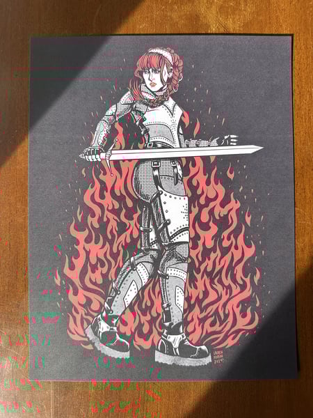 Image of ROAN OF ARC print