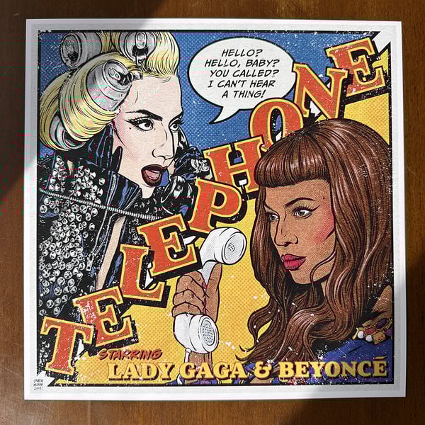 Image of TELEPHONE print