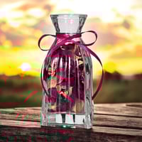 Image 1 of Rose Petal Small Rectangle Bottle (Item #202510RPSRB)