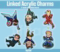 Linked Acrylic Charms