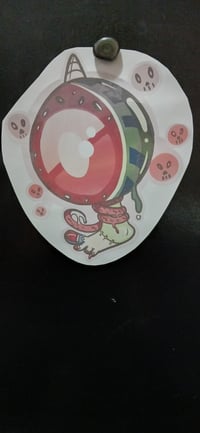 Image 4 of Watermelon foot Eye Sticker