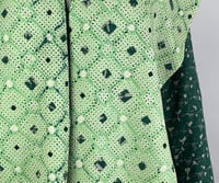 Image 2 of Green Grid Shawl Collar Coat