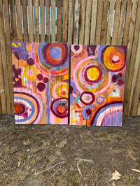 Image 4 of Circle of Life 1 and 2 DIPTYCH