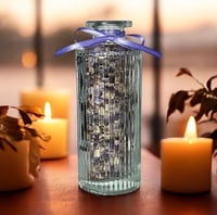 Image 3 of Wisteria Blossom Cylinder Bottle (Item #202510WBCB)
