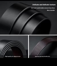 Image 3 of Divine Purpose Driven Comfort: Men's Automatic Buckle Leather Belt