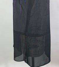 Image 6 of Black and Blue Beaded Vest