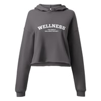 Image 1 of Cropped WELLNESS Hoodie