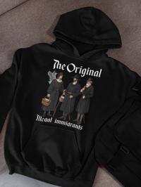 Image 1 of The Original Real Immigrants 50/50 Cotton/Polyester Pullover Hoodie - Comfortable & Durable Casual 