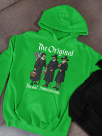 Image 5 of The Original Real Immigrants 50/50 Cotton/Polyester Pullover Hoodie - Comfortable & Durable Casual 