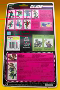 Image 2 of G.I. Joe Ninja Force Scarlett (1992) – MOC – Vintage Hasbro Figure!