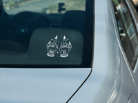 Image 2 of Fuck ICE Permanent Car Decal - Stylish Car Sticker for Vehicle Decoration