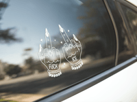 Image 3 of Fuck ICE Permanent Car Decal - Stylish Car Sticker for Vehicle Decoration