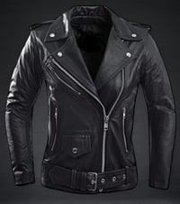 Image 3 of Rose Leather jacket Custom