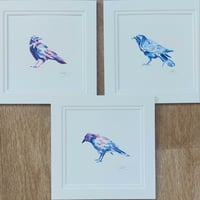 Image 1 of Blue ink crows