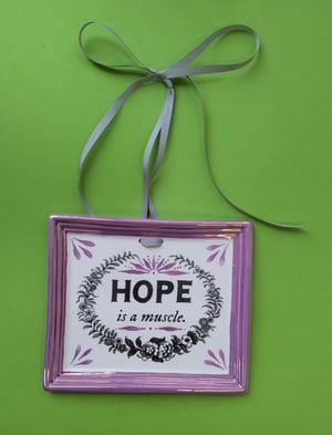 Hope wall plate