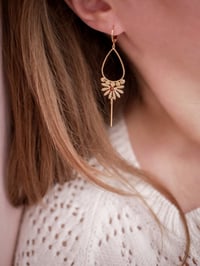 Image 3 of Boucles d'Oreilles KIRA - Terracotta
