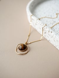Image 3 of Collier ZASKIA - Oeil de Tigre