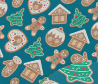 Christmas Cookie Blue 